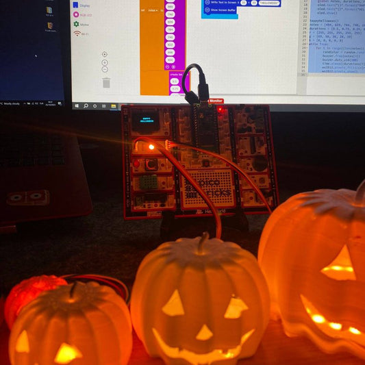 Hallowen Coding Activities with Picobricks