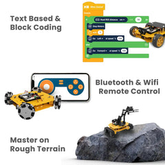 REX Evolution 8in1 Robotic Kit For Adults Coding Robot Kit