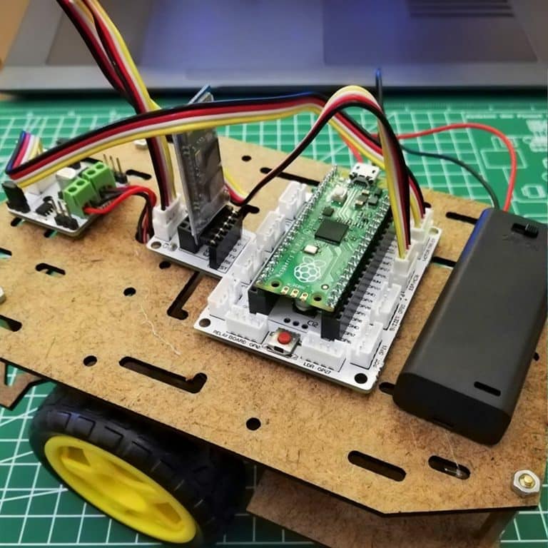 #16 Voice Controlled Robot Car Project With PicoBricks