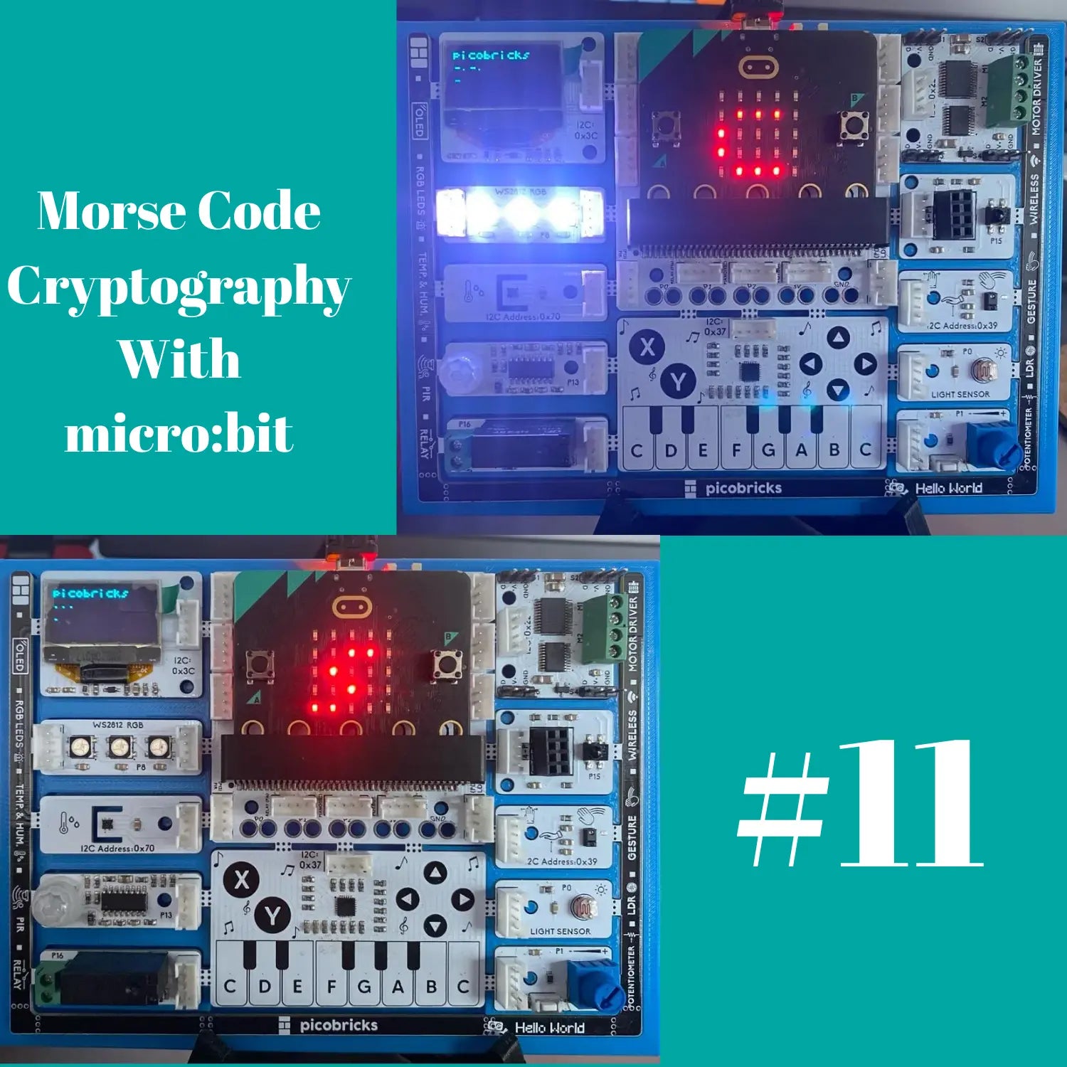 #11 Morse Code Cryptography With micro:bit