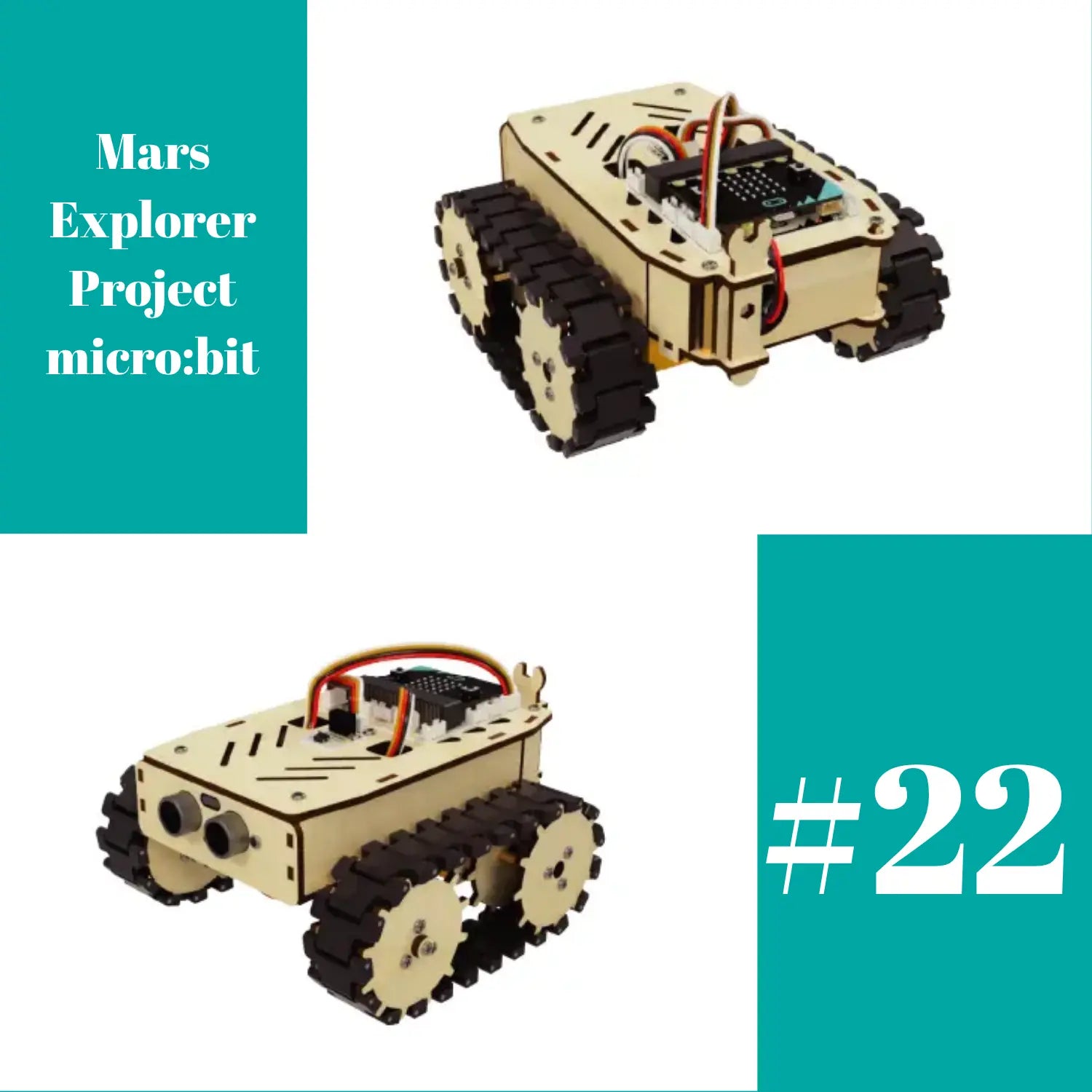 #22 Mars Explorer Project With micro:bit