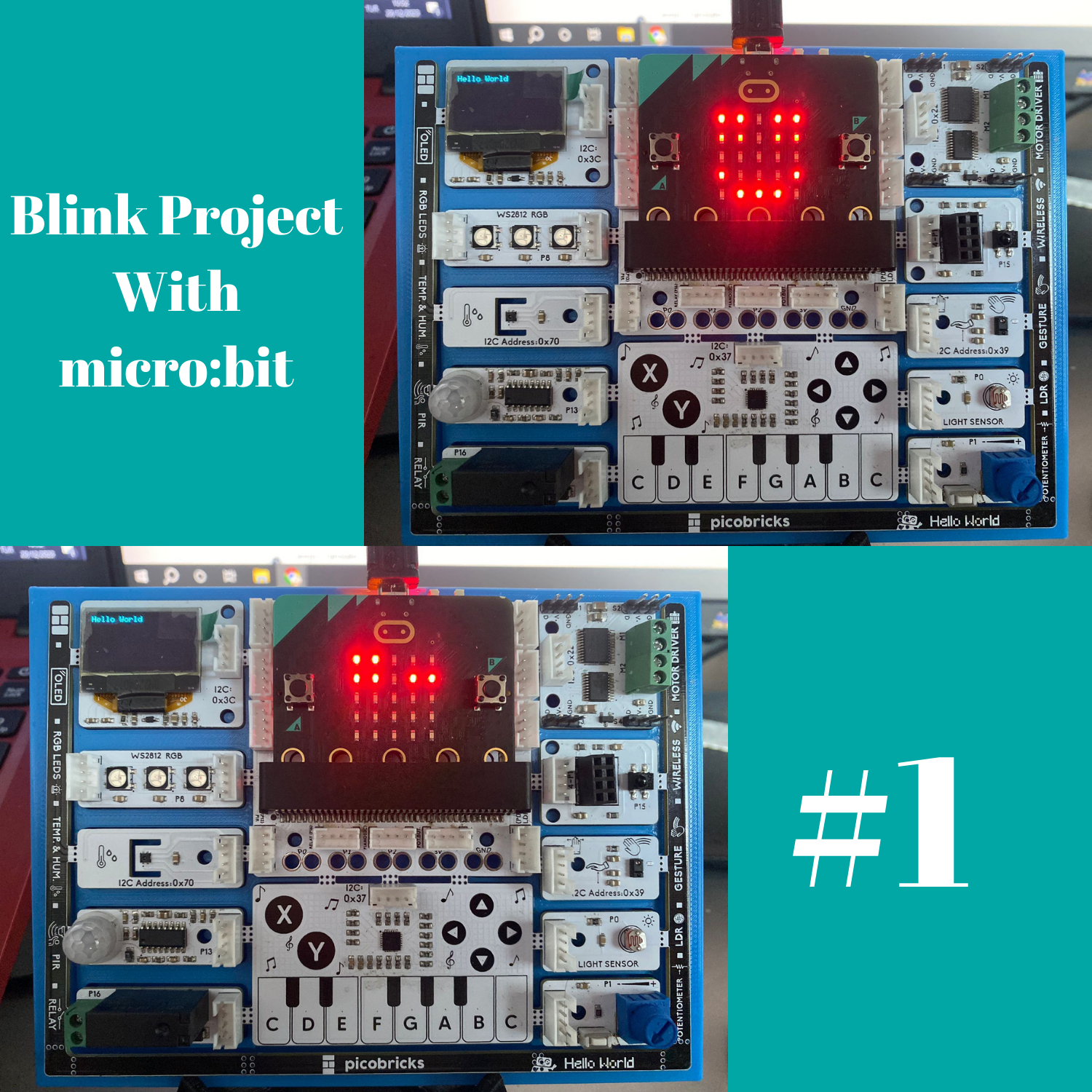 #1 Blink Project With micro:bit
