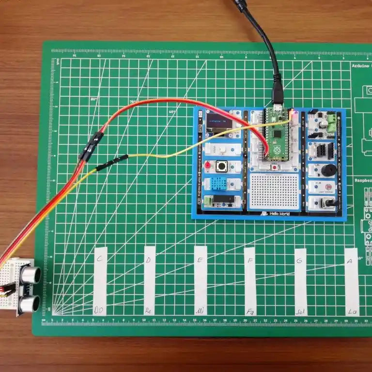 #23 Air Piano Project With PicoBricks