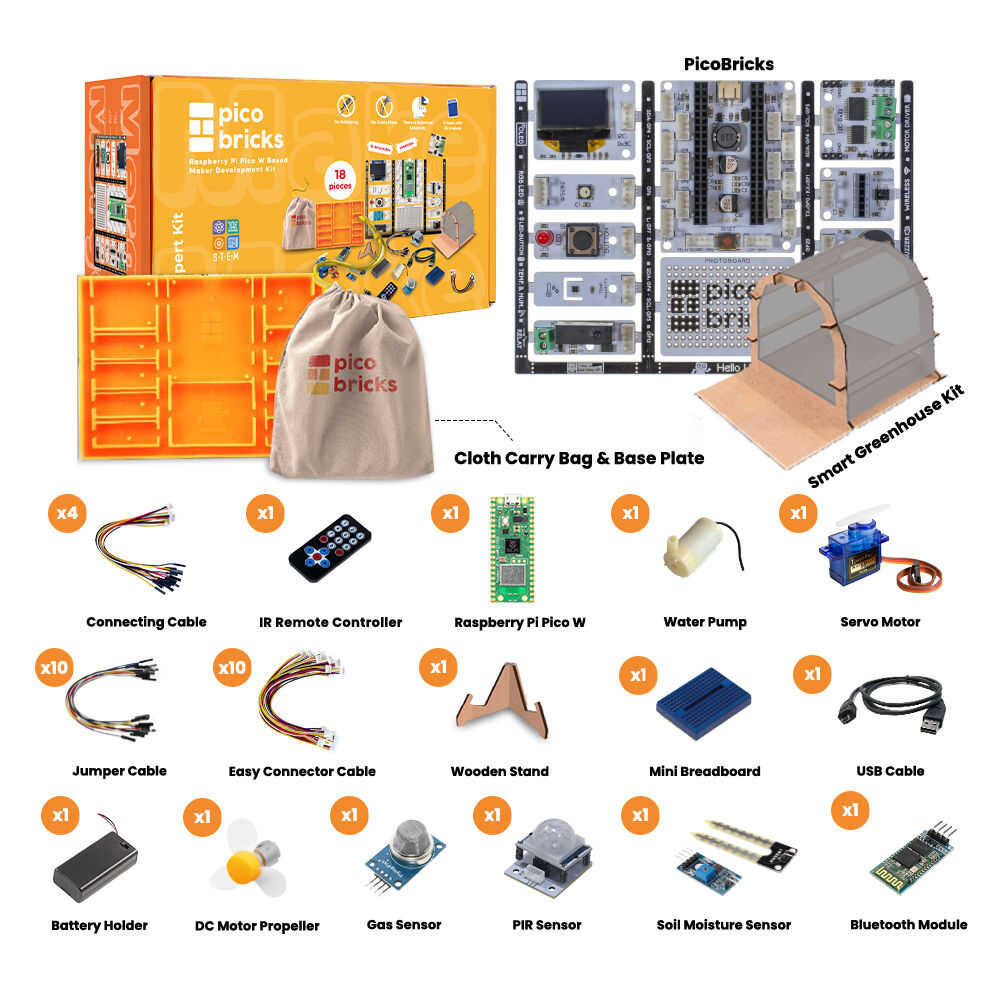 PicoBricks IoT Expert Kit: Start Built Iot Projects