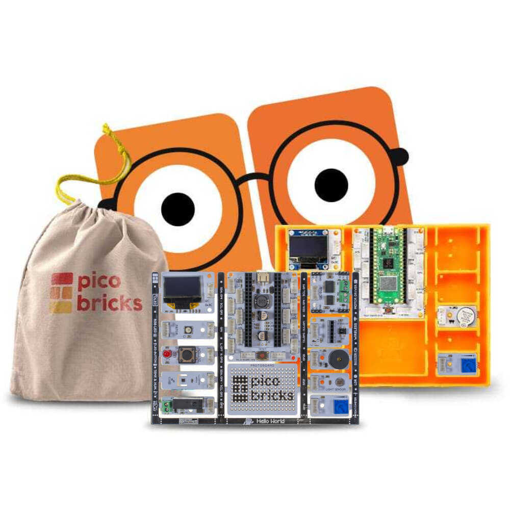 PicoBricks Base Kit: Robotics Project Starter Kit