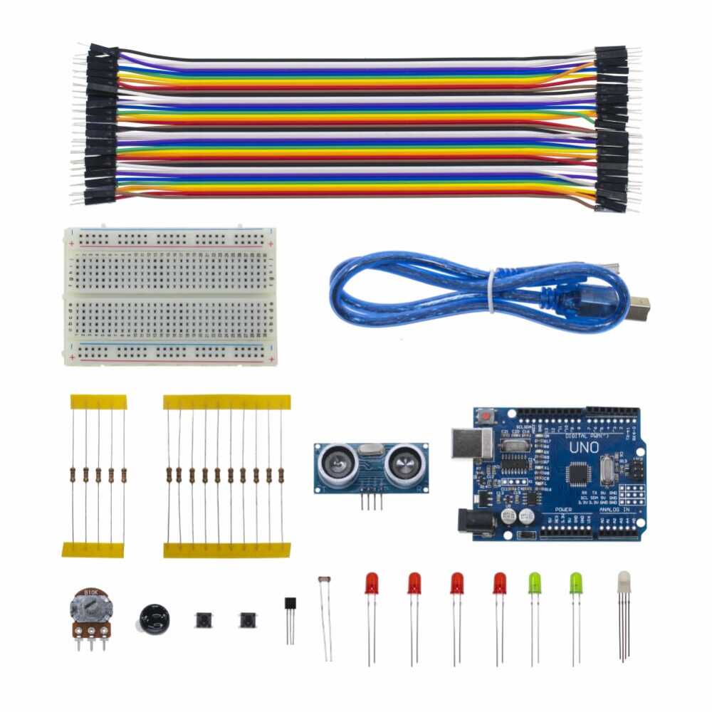 Arduino Uno Starter Kit (Clone) (With eBook and Video)