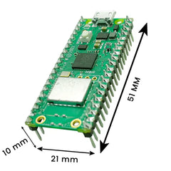 Raspberry Pi Pico W H 2.4 GHz Band Wi-Fi