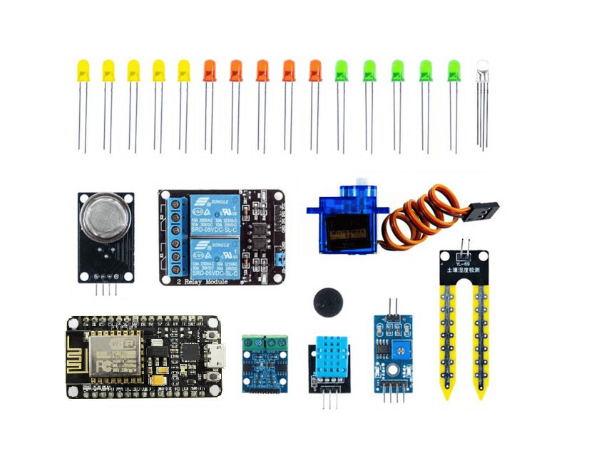 NodeMCU IOT Project Development Set - Programmable with Arduino IDE (E-Book Gift)