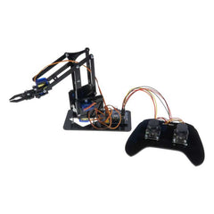 REX Discovery Series 4in1 Arduino Plexi Robot Arm with Electronics (With Joystick Arm)