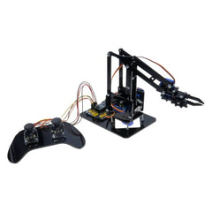 REX Discovery Series 4in1 Arduino Plexi Robot Arm with Electronics (With Joystick Arm)