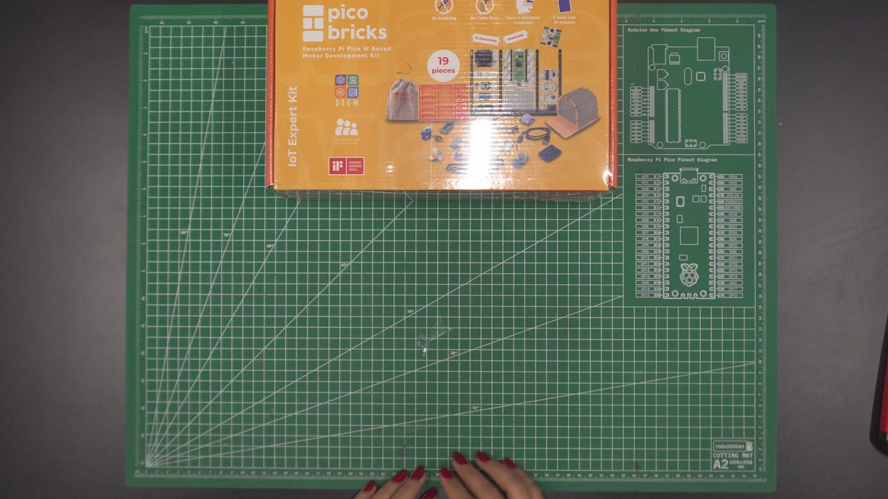 PicoBricks: plug-and-play learning with the Raspberry Pi Pico W